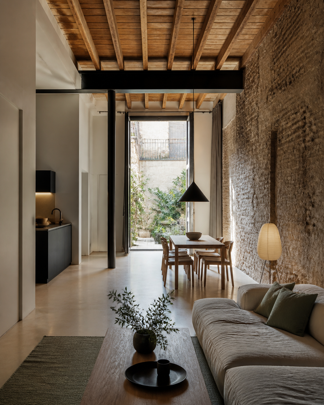 Interior details of a monthly apartment